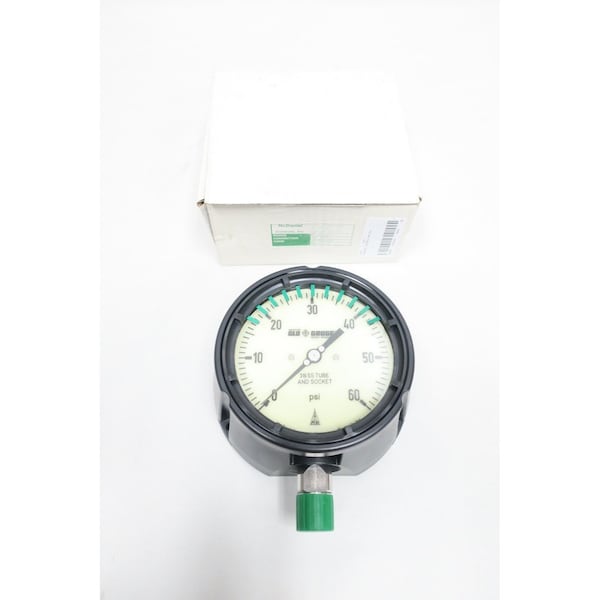 Mcdaniel Controls 4-1/2In 1/2In 0-60Psi Npt Pressure Gauge MPB/SCCG AB11214 - main